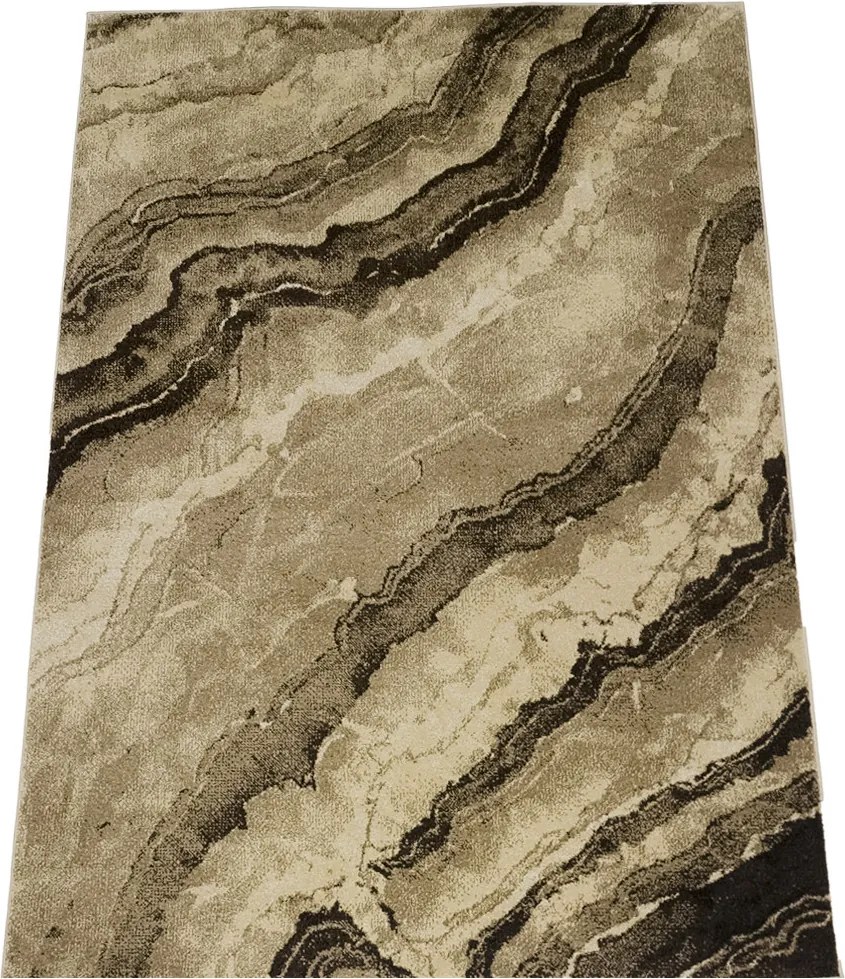 Koberec Wenus 7772 BEIGE – béžový obdĺžnikový so vzorom Rozmer: 80x150 cm