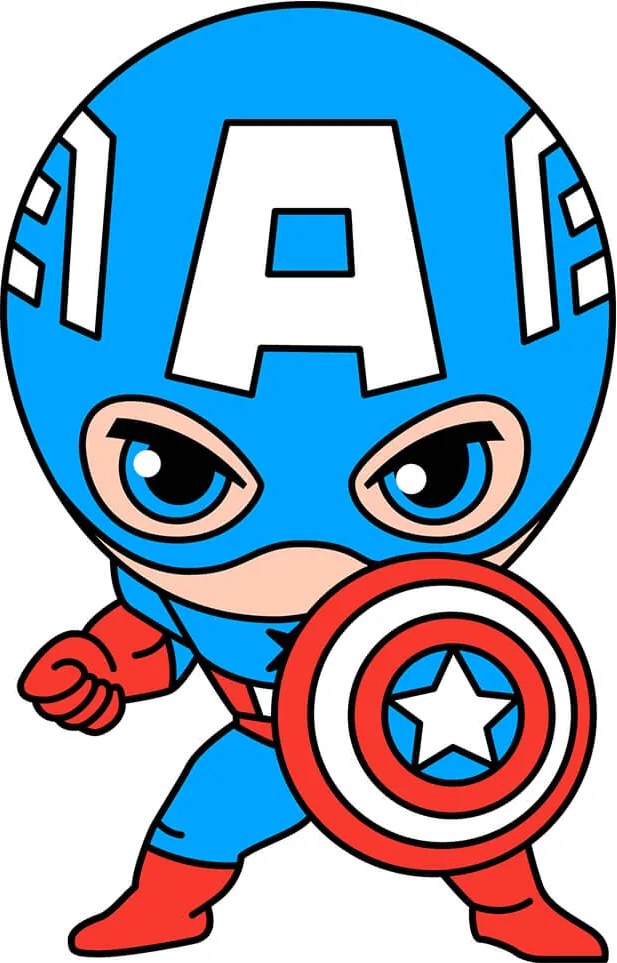 Veselá Stena Drevené vyfarbovacie postavičky Avengers a Groot