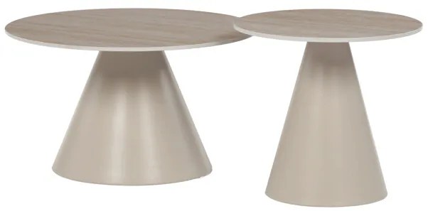 Autronic BONTEC Konferenčný stolík 70x70x40, 5cm, keramika, mramor, CT-F4118 BK Farba: Čierna