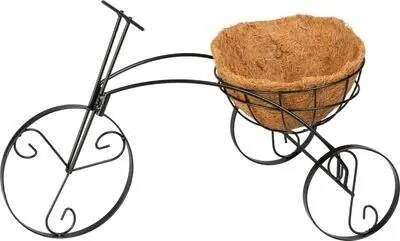 ST Kovový stojan na kvetináč bicykel 30x48cm