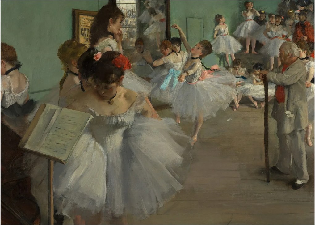Obraz - Edgar Degas, The Dance Class, reprodukcia (70x50 cm)
