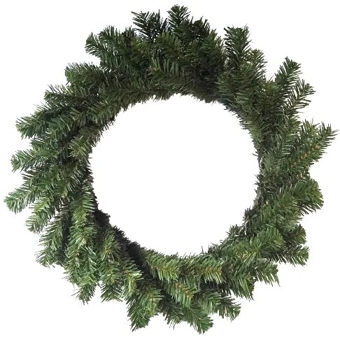 Umelý zelený veniec nezdobený, pr. 50 cm, pr. 50 cm