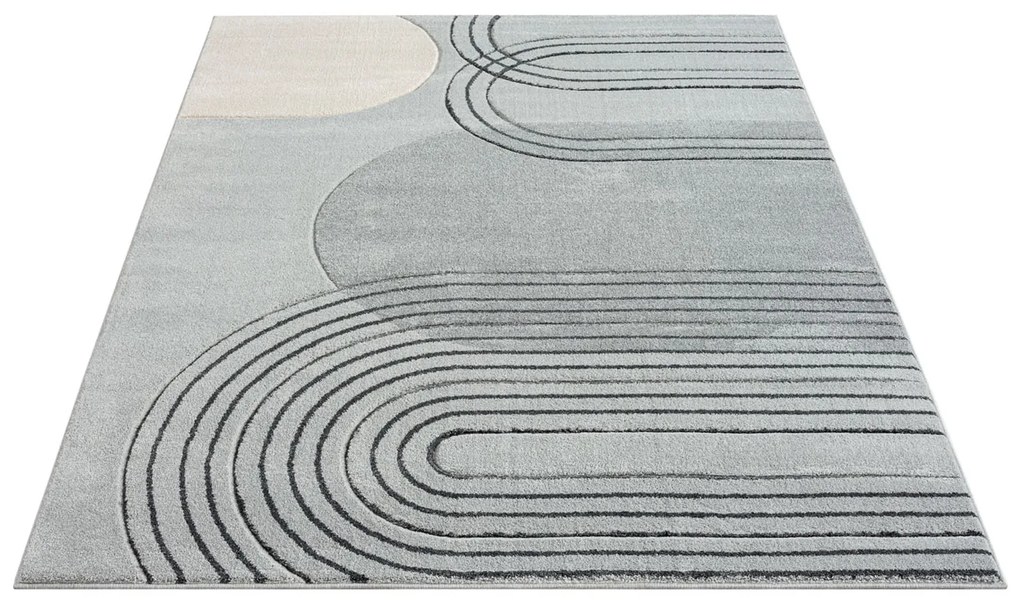 Dekorstudio Moderný koberec BONITO 7157 sivý Rozmer koberca: 140x200cm