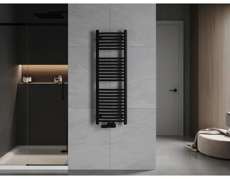 Mexen Ares, vykurovacie teleso 1200 x 400 mm, 442 W, čierna, W102-1200-400-00-70