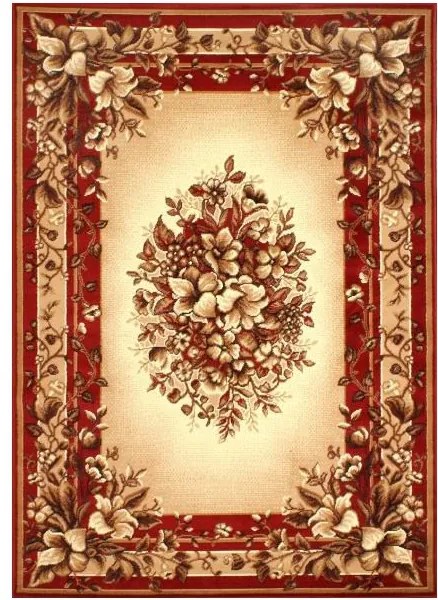 Kusový koberec PP Burak červený, Velikosti 80x150cm