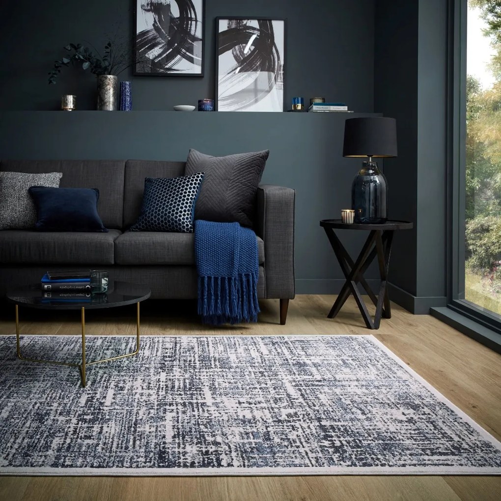 Flair Rugs koberce Kusový koberec Eris Trace Blue - 120x170 cm