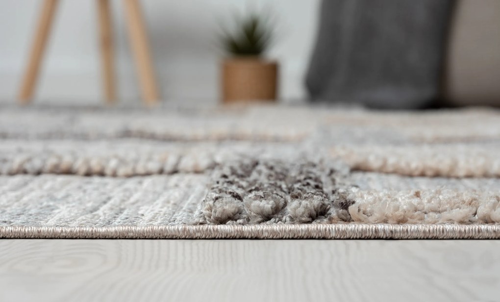 Kusový koberec Balania beige, 200x290, béžová, chodba / predsieň, My Flair