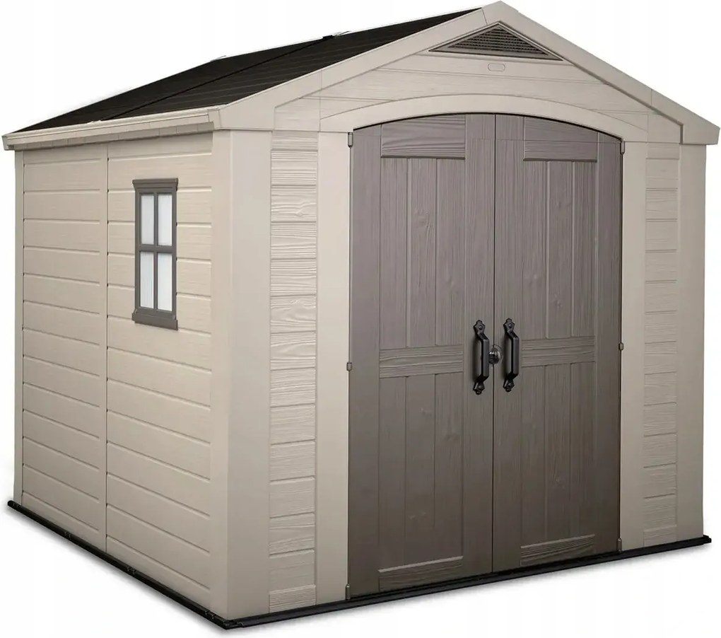 Záhradný domček na náradie Keter Factor 8x8 na náradie Úložný priestor 256x255 cm