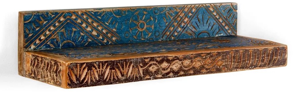 furniture-nabytek.cz - 5-dielna sada kúpeľňového nábytku Blue Lagoon z masívneho manga, lakovaná, farebná