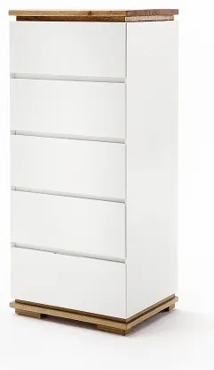 Komoda ARVI biela/dub