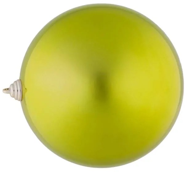 DECOLED Plastová guľa, d. 20 cm, zelená, lesklá