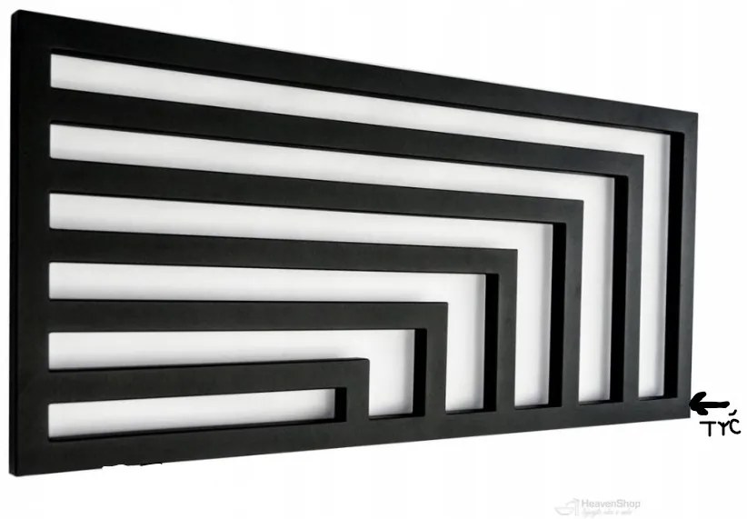 Regnis Kreon Zenit, vykurovacie teleso 1200x550 mm pre elektrickú vykurovaciu tyč, 630W, čierna matná, KZ120/55/BLACK/VYKUROVACIATYC