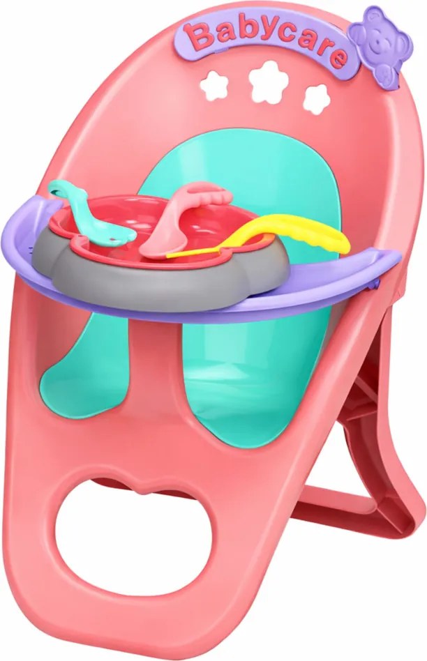 LEAN Toys Bábika Bobas – čurá, bľaboce, plače, hovorí, vydáva 12 zvukov, príslušenstvo, stolička