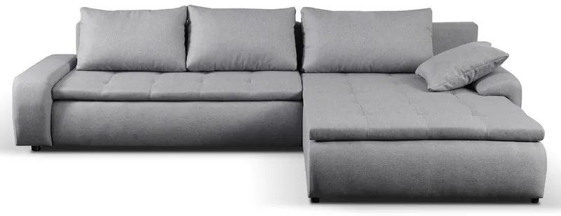 Rohová sedacia súprava Galileo, šedá látka