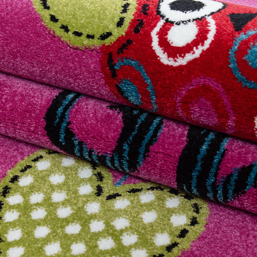 Ayyildiz, Kusový koberec Kids 420 lila, 80x150, fialová, detská izba