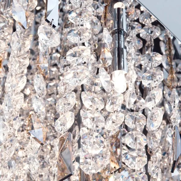 Orion - Krištáľový luster na lanku CRYSTALRIVER 21xG9/40W/230V lesklý chróm