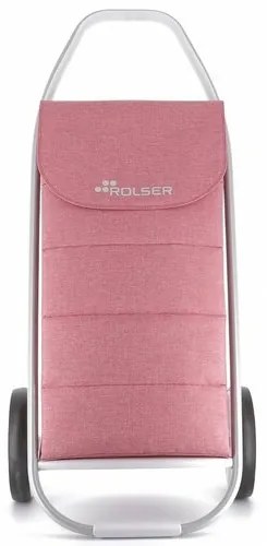 Rolser Nákupná taška na kolieskach Com Tweed Polar 8, koralová