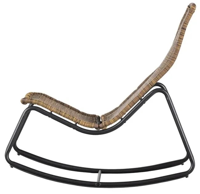 Ratanové záhradné hojdacie kreslo WOOOD Tom