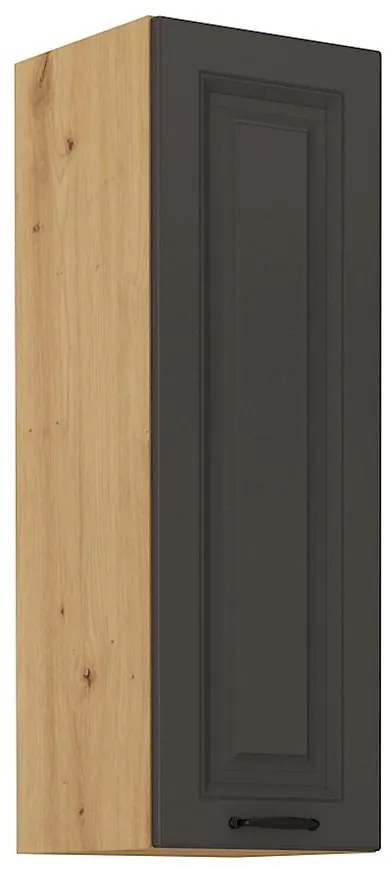 Kuchynská skrinka STILO grafit mat/artisan 30g-90 1f