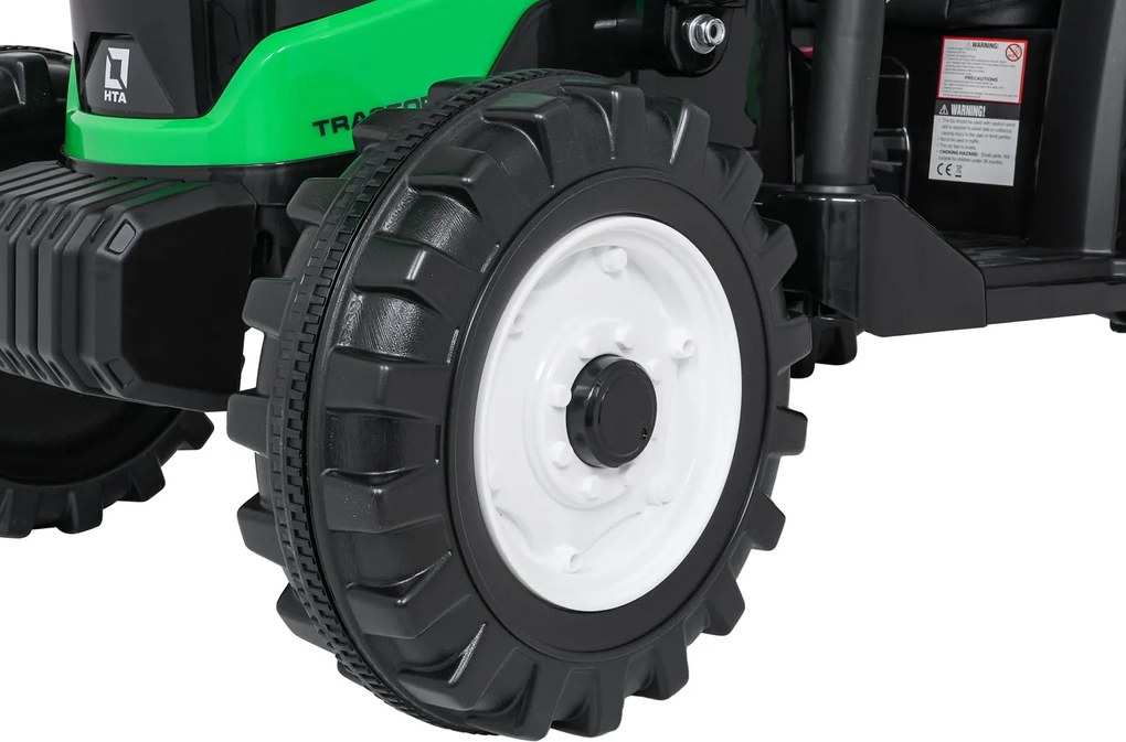 Ramiz MEGA Traktor D68 s prívesom zelený