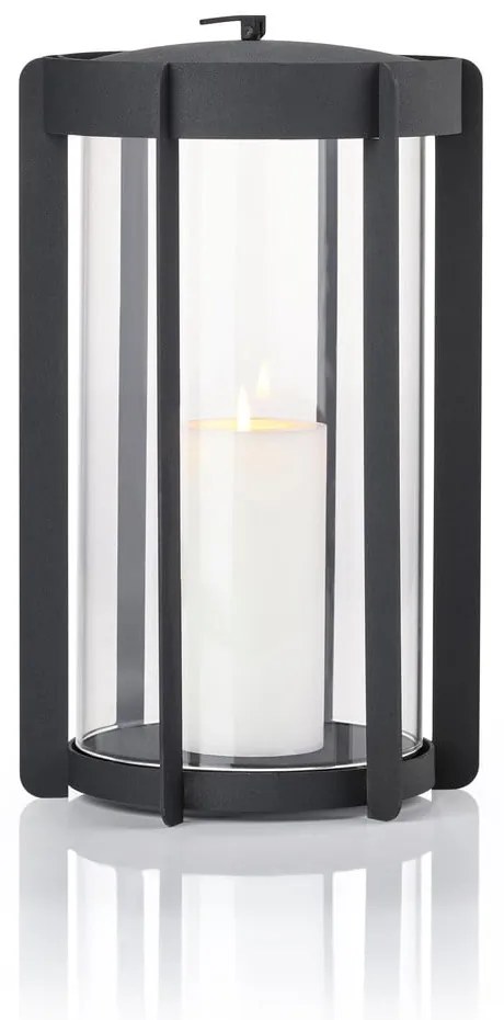 Čierny LED lampáš na USB (výška 35 cm) Firefly – Zone