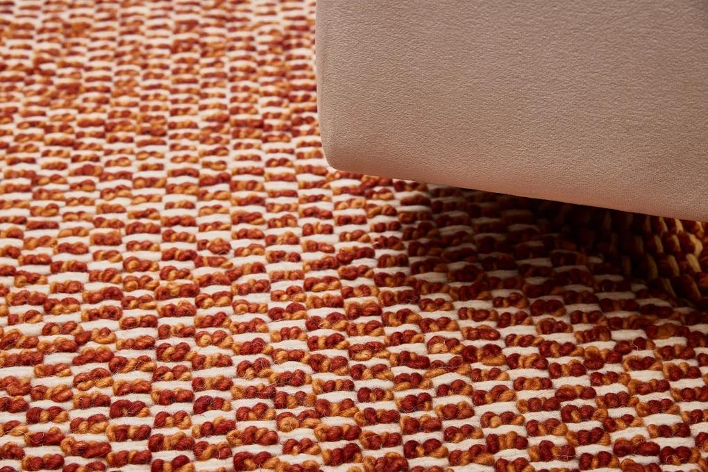 Diamond Carpets koberce Ručne viazaný kusový koberec Fire Agate DE 4619 Orange Mix - 120x170 cm
