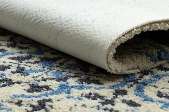 Kúpeľňový koberček CERAMIC Lisabonská dlažba, protišmykový, mäkký - sivý