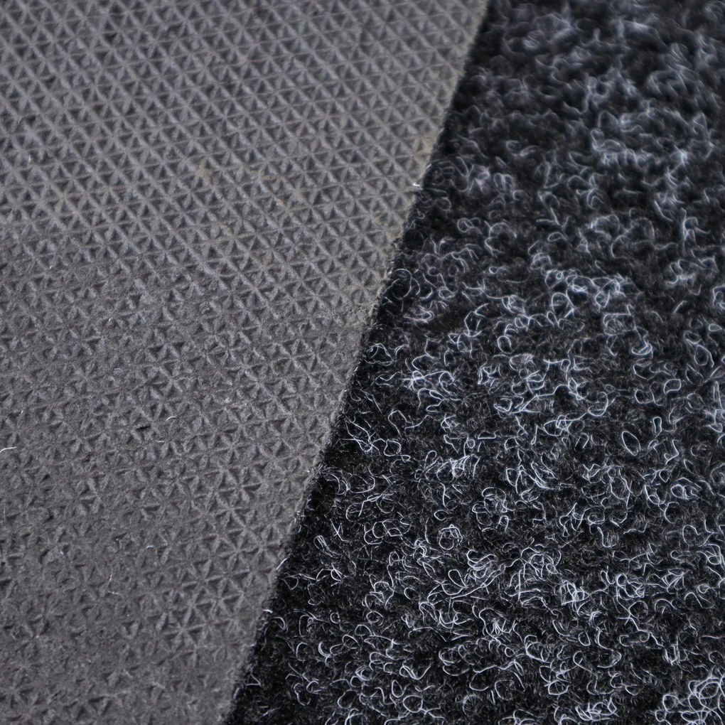 Betap, Metrážny koberec Primo Gel 78 antracit, záťažový, na mieru, šíře 4m, šedá, guma (gél - protišmykový), chodba / predsieň