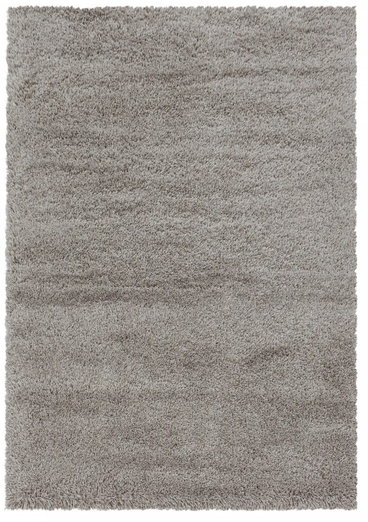 Ayyildiz, Kusový koberec Fluffy Shaggy 3500 beige, 80x250, béžová, obývacia izba
