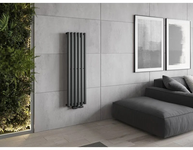 Mexen Oregon, vykurovacie teleso 1200x360 mm, 417 W, antracitová, W202-1200-350-00-66