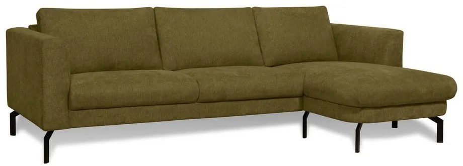 Rohová pohovka v horčicovej farbe (pravý roh) Gomero – Scandic