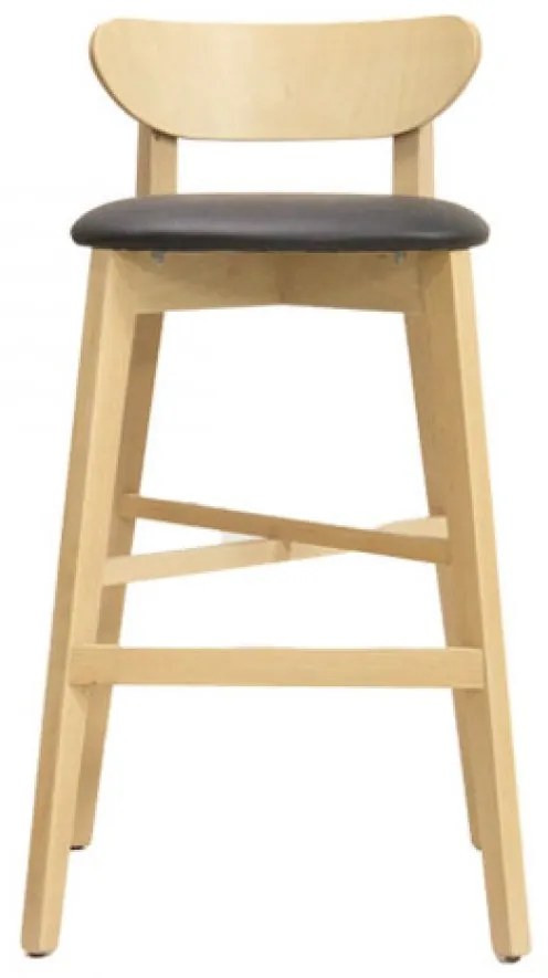 DIMO L BAR DREVENÁ STOLIČKA S PODSEDÁKOM DINO L BAR