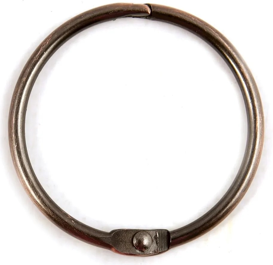 Krúžky k sprchovému závesu v súprave 12 ks v medenej farbe Ringo Small – Spirella