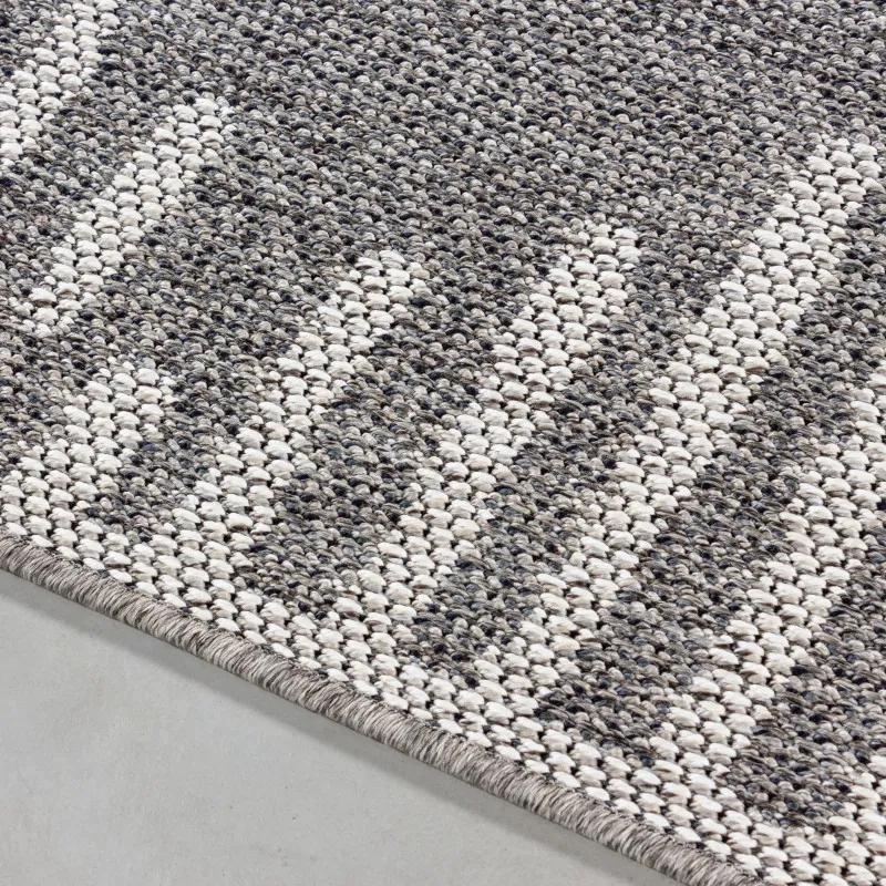 Ayyildiz koberce AKCIA: 80x150 cm Kusový koberec Aruba 4902 grey – na von aj na doma - 80x150 cm