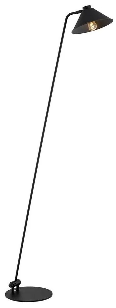 Argon 4999 - Stojacia lampa GABIAN 1xE27/15W/230V čierna