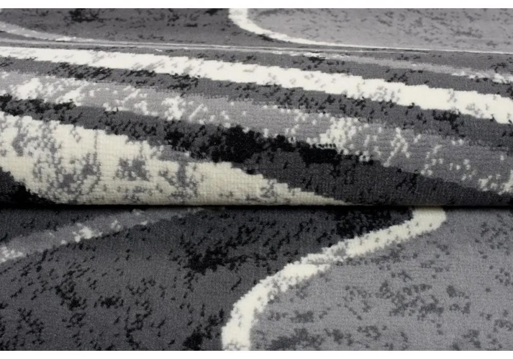 Kusový koberec PP Volga šedý atyp 100x150cm