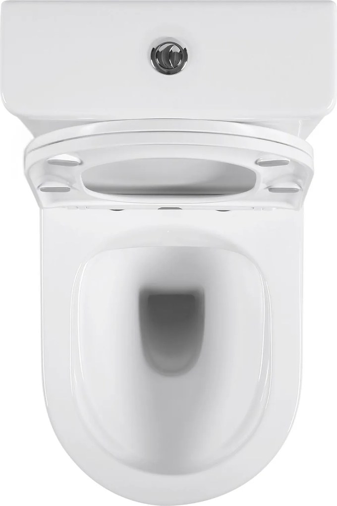 Erga Siena, WC kombi misa 620x365x820 mm, Rimless + toaletné sedadlo, biela lesklá, ERG-V03-SIENA-RIM-WH