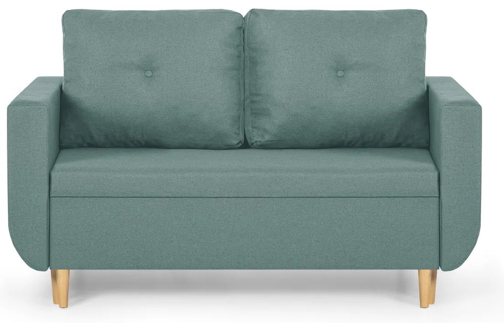 Pohovka pre 2 osoby s funkciou spania DORIS Mätový