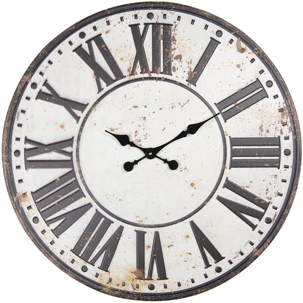 Veľké vintage hodiny s rezom - Ø 70 * 5 cm | BIANO