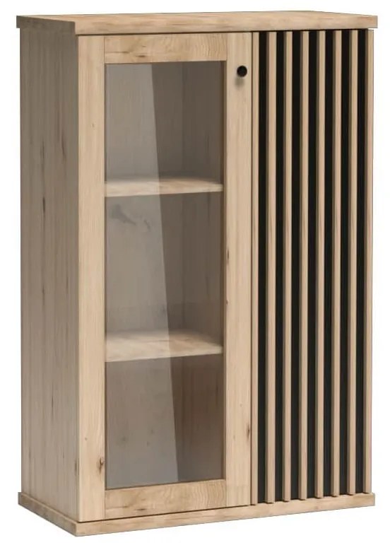 Vitrína Claudi 03 (dub artisan). Akcia -18%. Vlastná spoľahlivá doprava až k Vám domov. 1055487