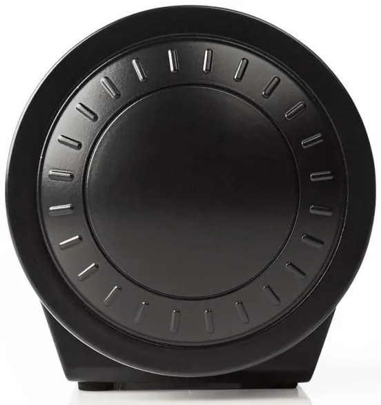 Nedis CLAR005BK - Rádiobudík s LED displejom a projektorom 230V