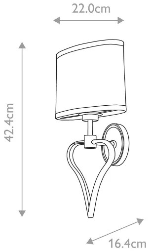 Elstead BATH-FALMOUTH-PC- LED Kúpeľ. svietidlo FALMOUTH 1xG9/3W/230V+LED/1W IP44