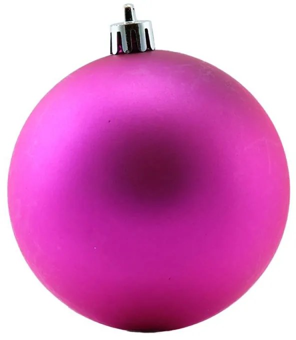 DECOLED Plastové koule, prům. 10 cm, růžové, 6x matná
