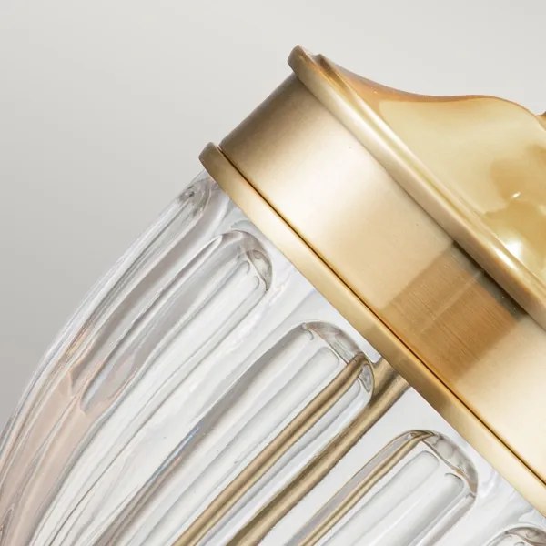 Quoizel QZ-DENNISON-BB - Stolná lampa DENNISON 1xE27/60W/230V zlatá