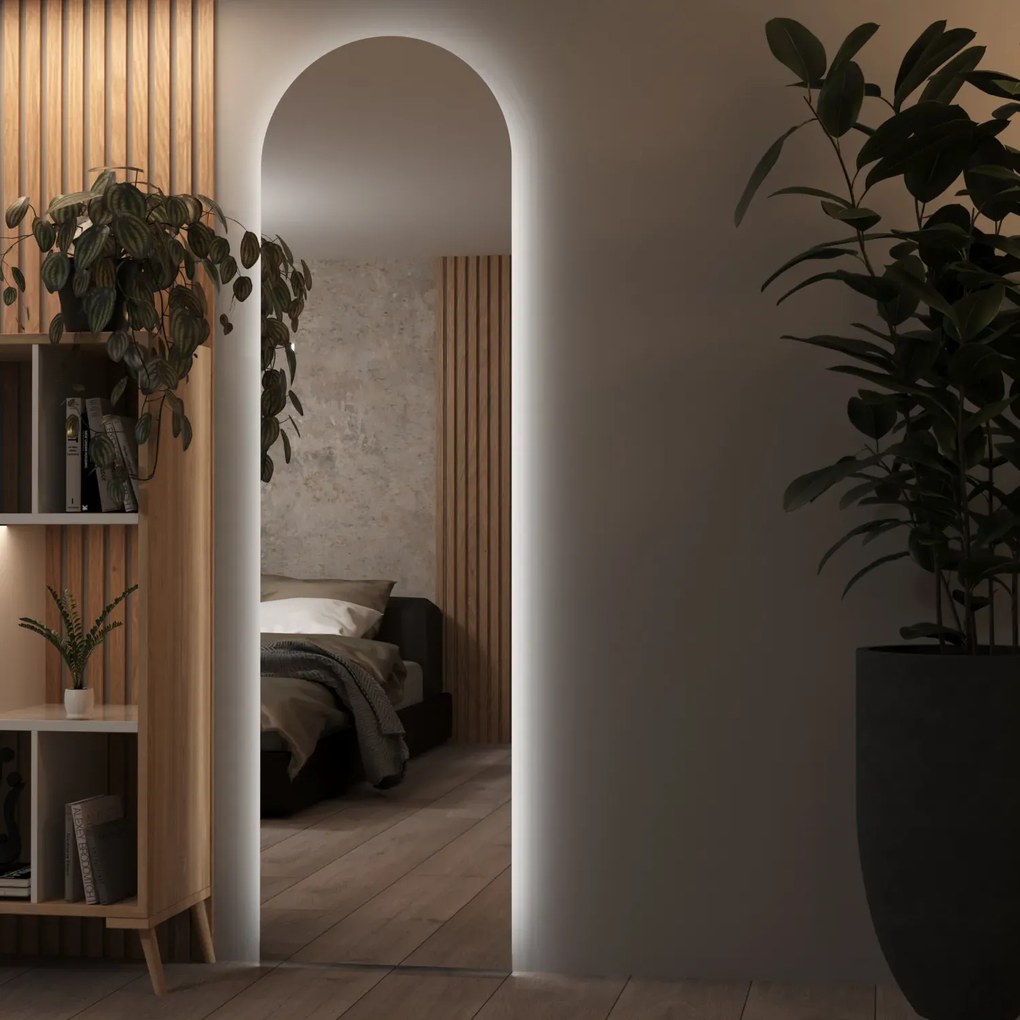 Atypické zrkadlo s LED osvetlením G9