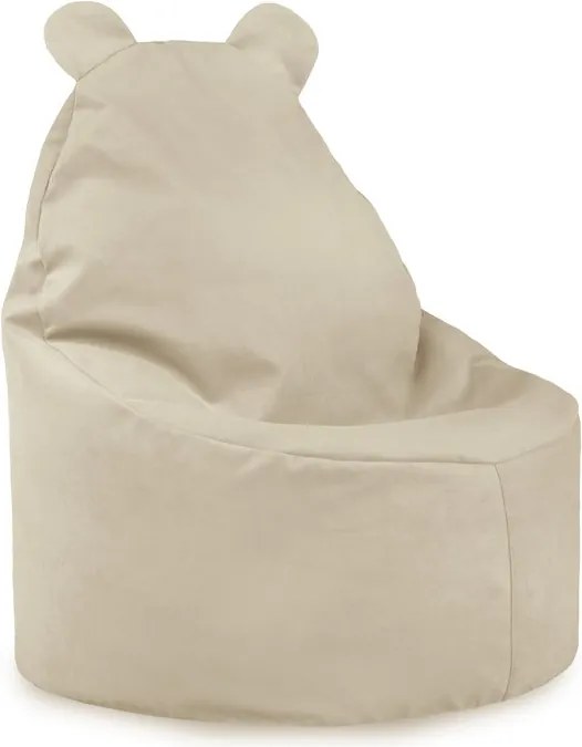 Detské kreslo Sako TEDDY – mäkké plyšové kreslo pre najmenších Farba: Zelený