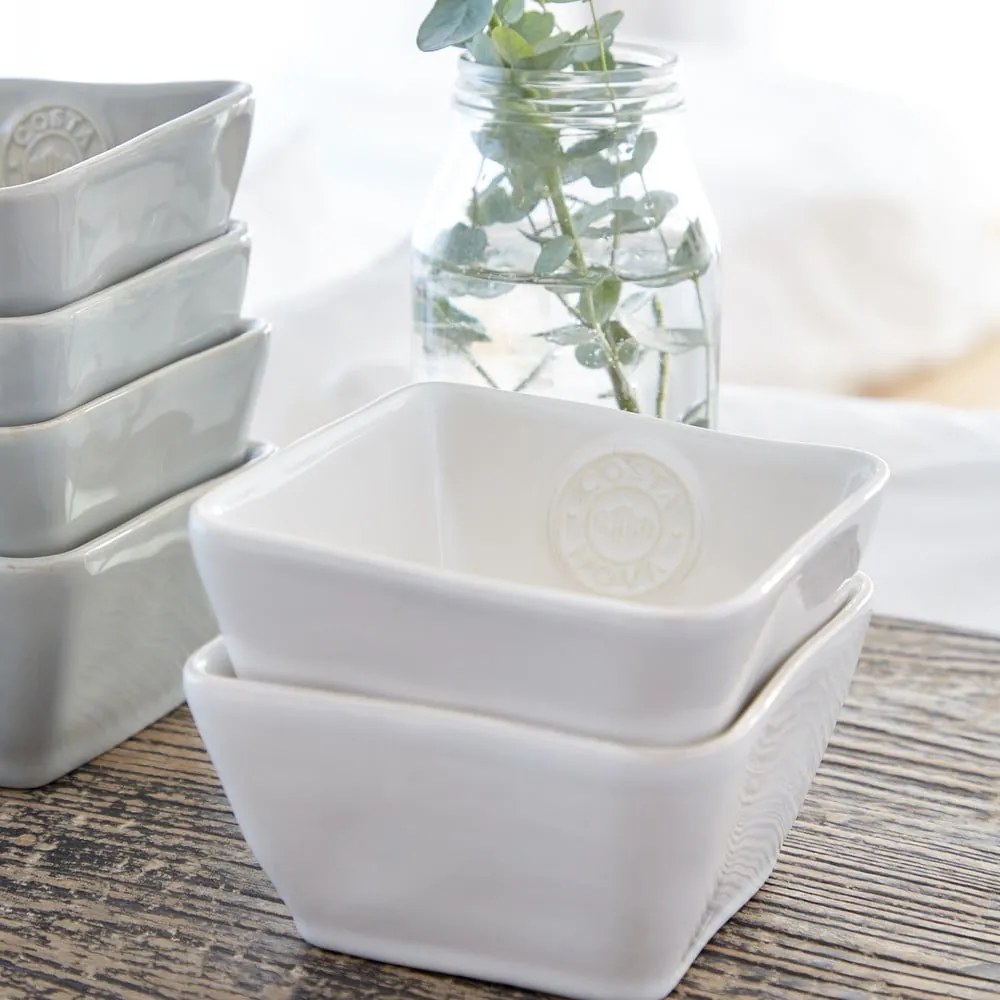 Biela kameninová miska Ego Dekor Nova, 340 ml