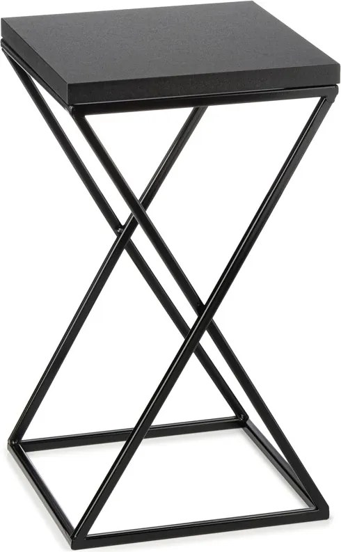STOJAN NA KVETINÁČ LOFT6 40X24X24 CM ČIERNA