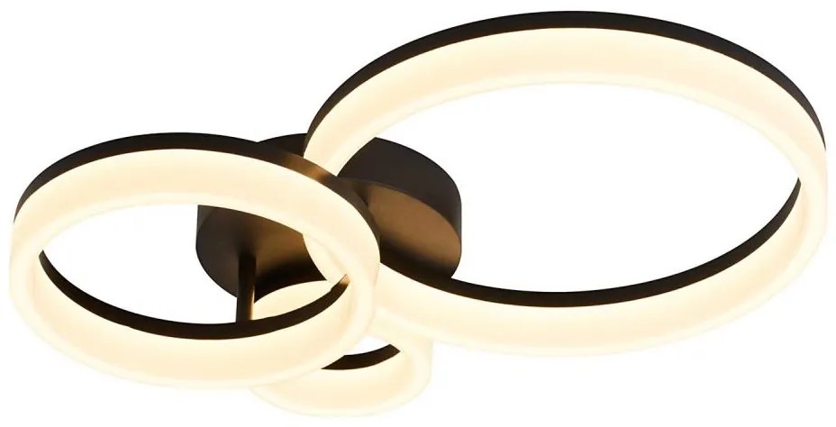 Rabalux 71385 - LED Stropné svietidlo AMILIA LED/24W/230V 3000/4000/6500K čierna