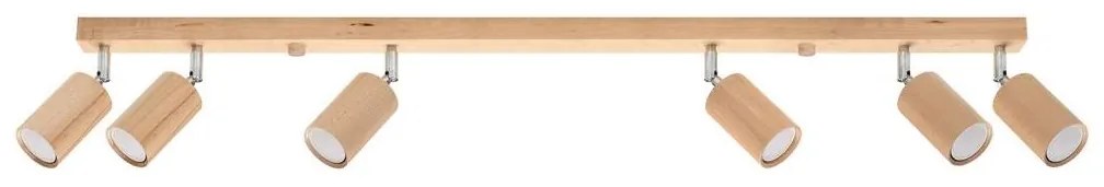 Sollux SL.1043 - Bodové svietidlo BERG 6xGU10/40W/230V